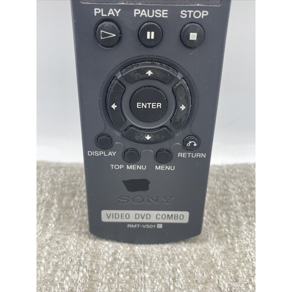 Sony Remote Control Model RMT-V501A for SLV-D300P Player Missing Battery Cover - Picture 4 of 6